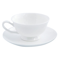 BONE-003宮廷骨瓷白地咖啡杯碟