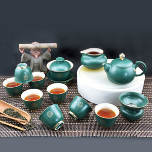 茶覺景泰藍綠釉茶道組-300x300