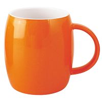 YL-022-06亮橘雙色釉木桶杯A款(001)